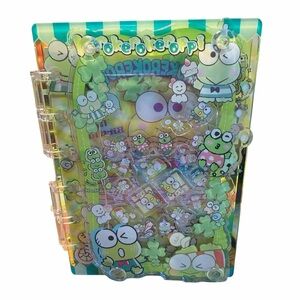 Keroppi Themed Acrylic Shaker Notepad